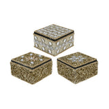 Box 7x4cm Gold, 12 Set von 12