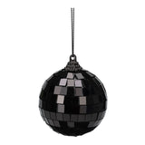 Black Christmas Bauble Spiegelbol, 12 ..