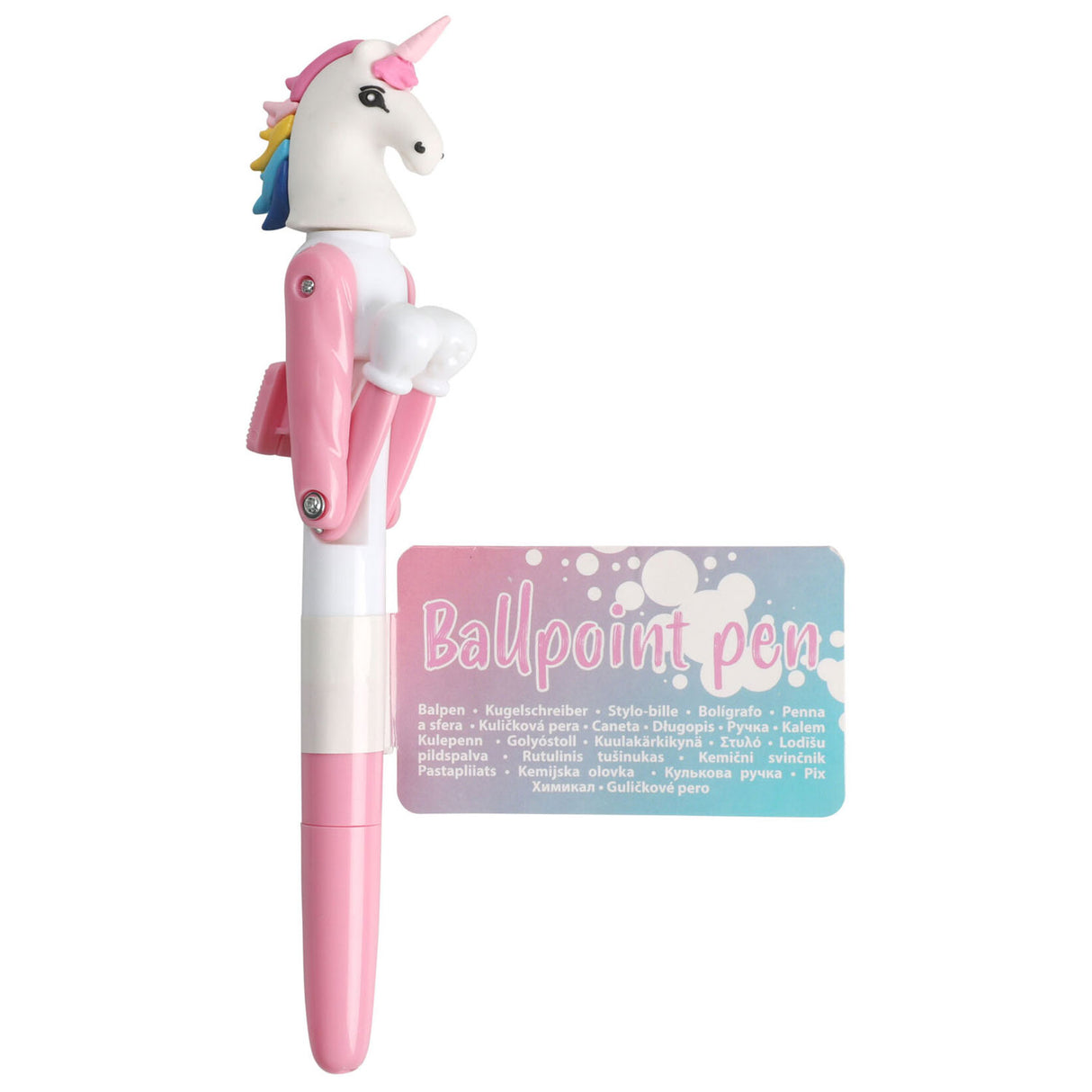 Ballpen Unicorn mat Boxenhandschuhe