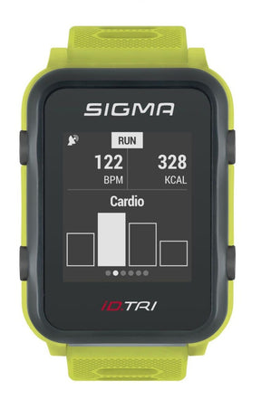 Sigma id.tri neon green basic zs harts gps aktiv+ble+sensor set