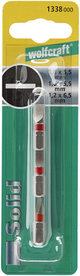 Wolfcraft Gebisse solide | Schlitz 0,8x5,5, 1,0x5,5, 1,2x6,5 | 3-teilig - 1338000