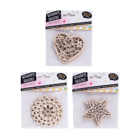 Hobby-Set Holzformen, 4-tlg.