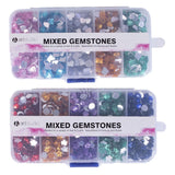 Strass stones in storage box