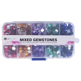 Strass stones in storage box