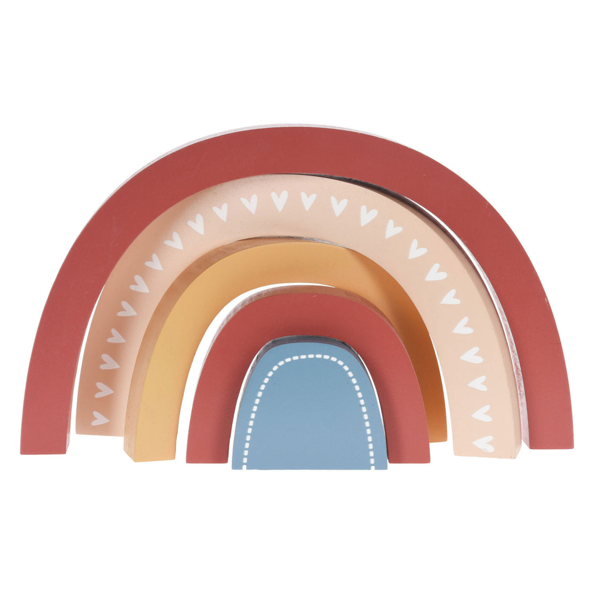 Holzbausteine ​​Regenbogen, 5dlg.