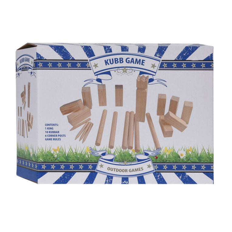 KUBB Game Wood large from FSC Wood