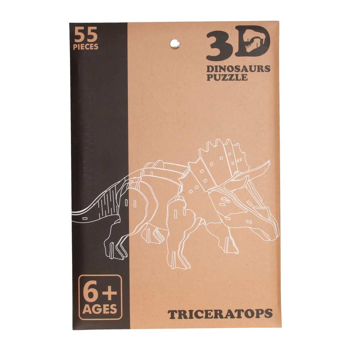 Hölzerner 3D -Puzzle Dinosaurus