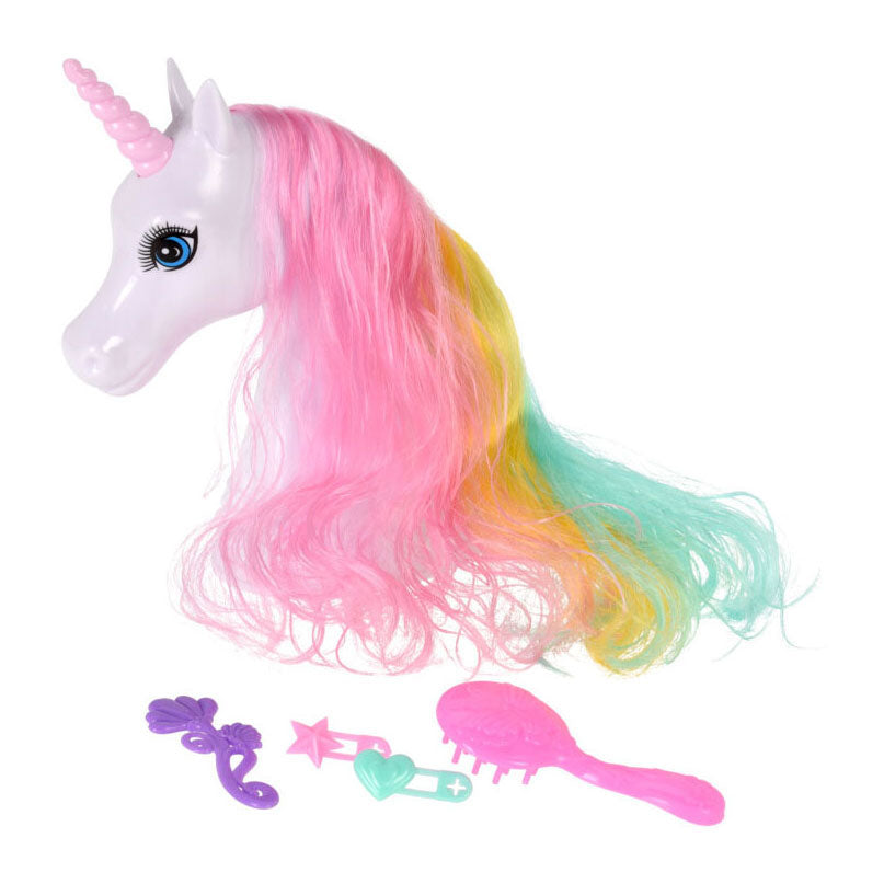 Einhorn-Haubenkopf mit 4 Zubehörteilen