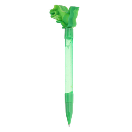 Pop it Kugelschreiberfigur mit Glitzer