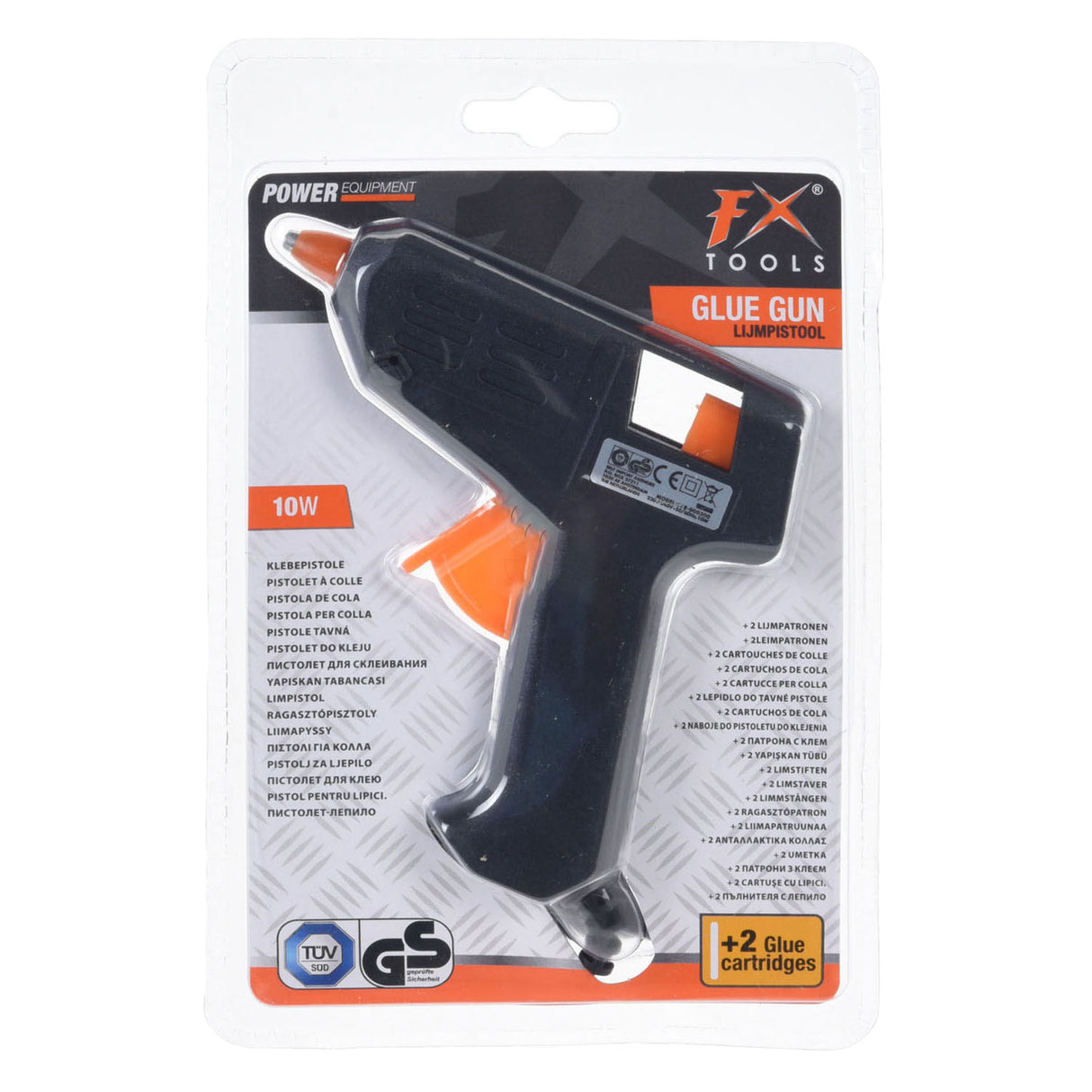 Glue Gun Negro 10 vatios