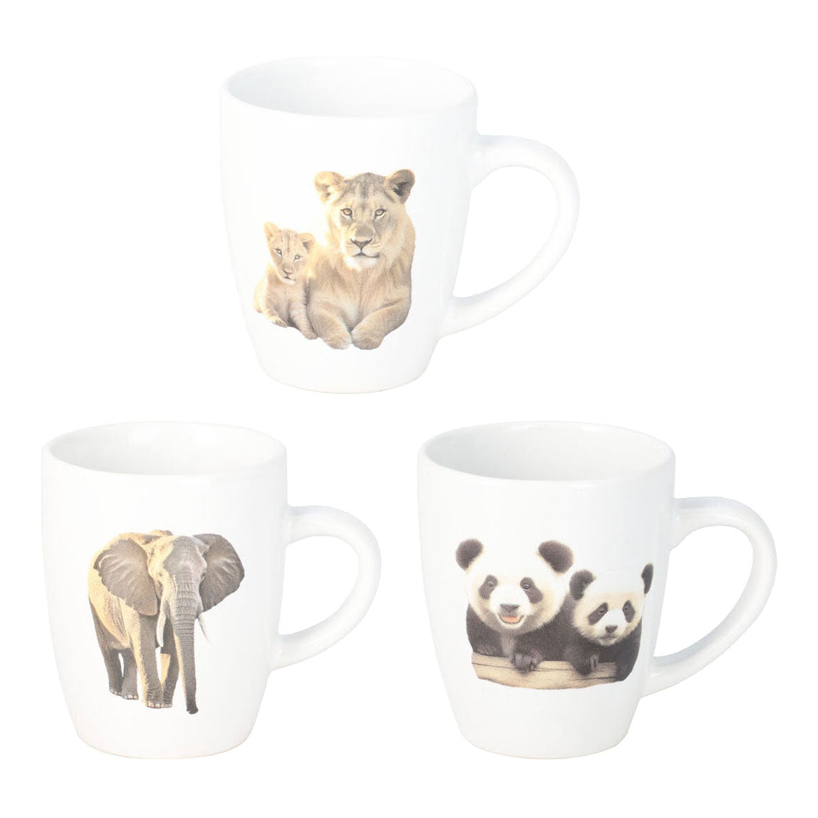 Tasse jungle, ensemble de 3