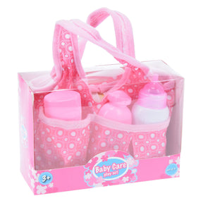 Koopman Babypflege-Spielset, Puppenzubehör, Kunststoff, mehrfarbig.