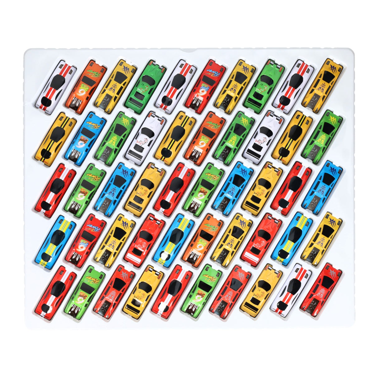 Toy cars, set of 50