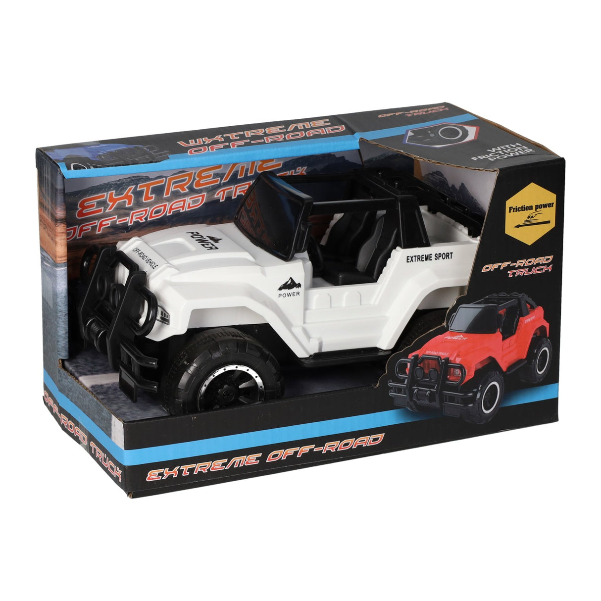 Fricción jeep 4x4 fuera de la carretera, 21 cm