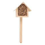 Insect hotel wood on stick