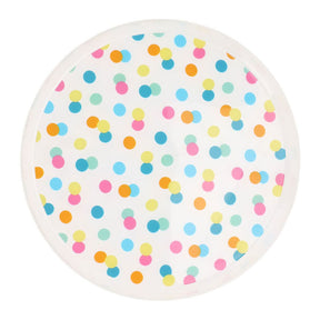 Excellent Houseware Teller mit Punkten 22,5cm, 4 Stk.