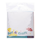 Farbiges Papier, quadratisch, 90 Blatt