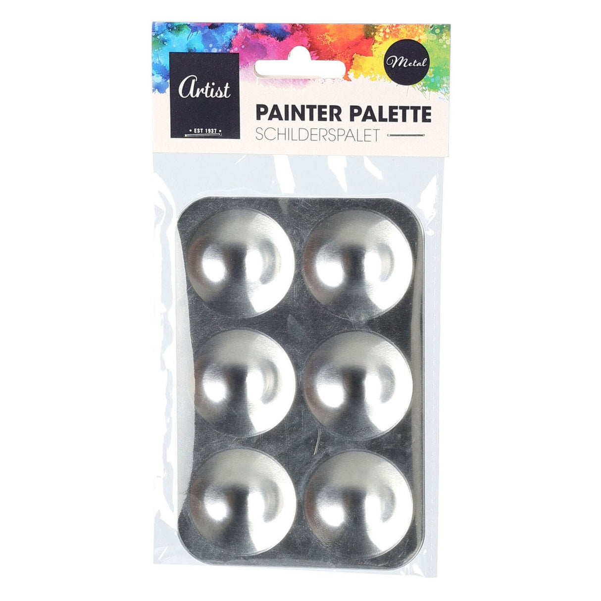 Paleta de pintura metal