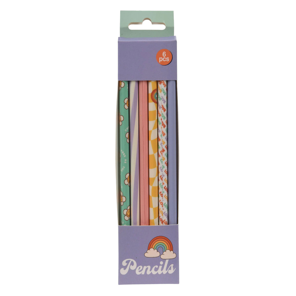 Gray Hb Pencils Print, 6st.