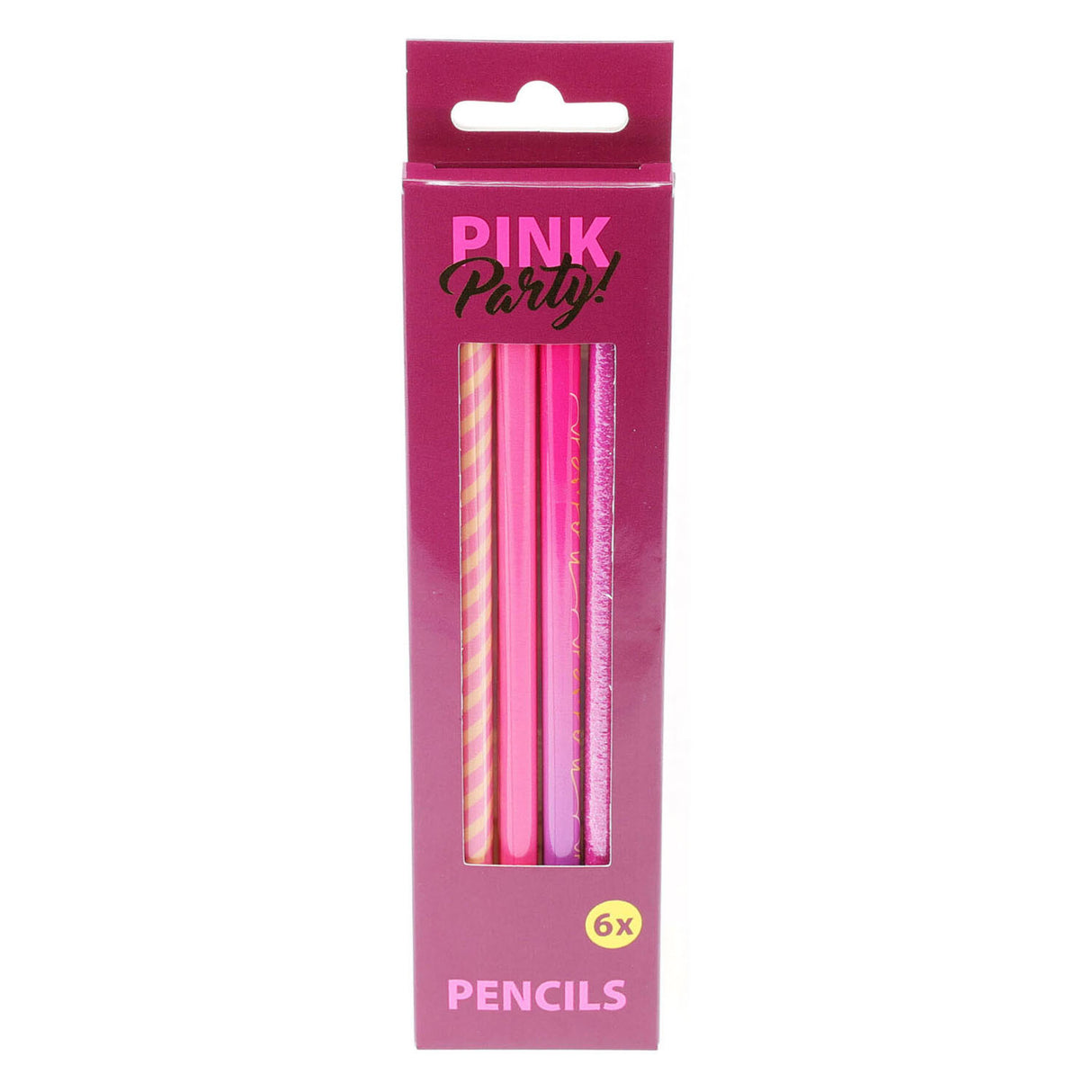 Crayons gris HB rose, 6e.