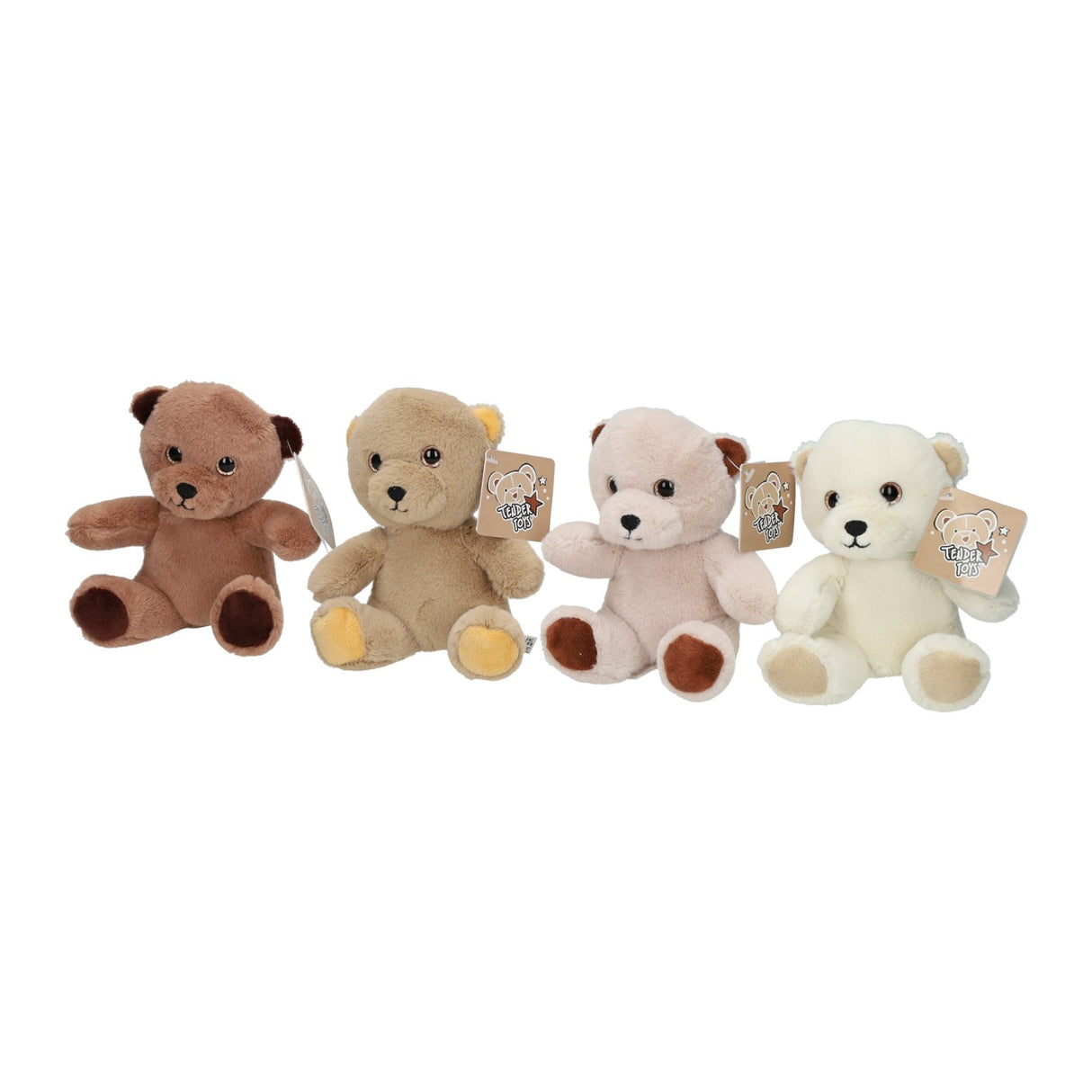 Couleur en peluche d'ours câlins, 14 cm