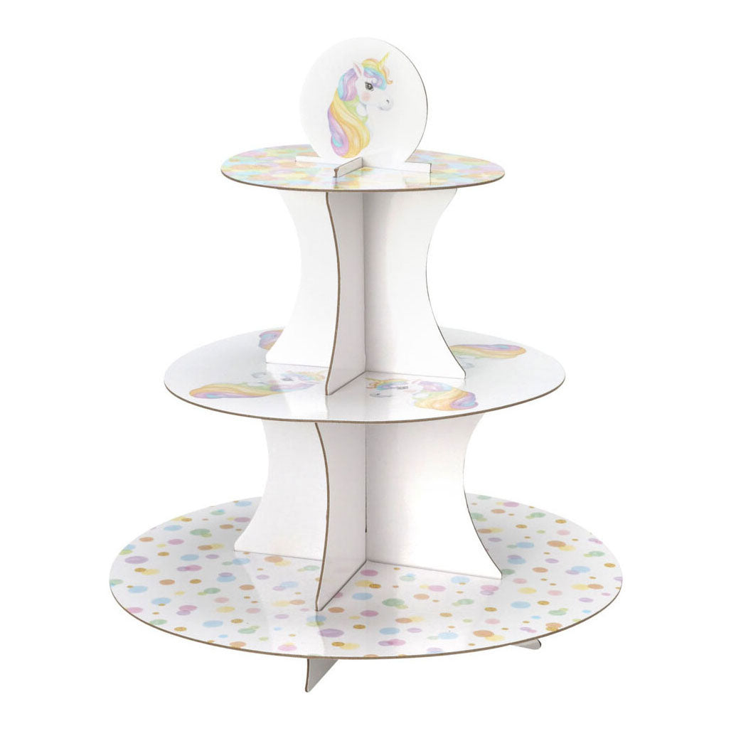 Etagere aus Pappe, 3 Lagen, 15 cm