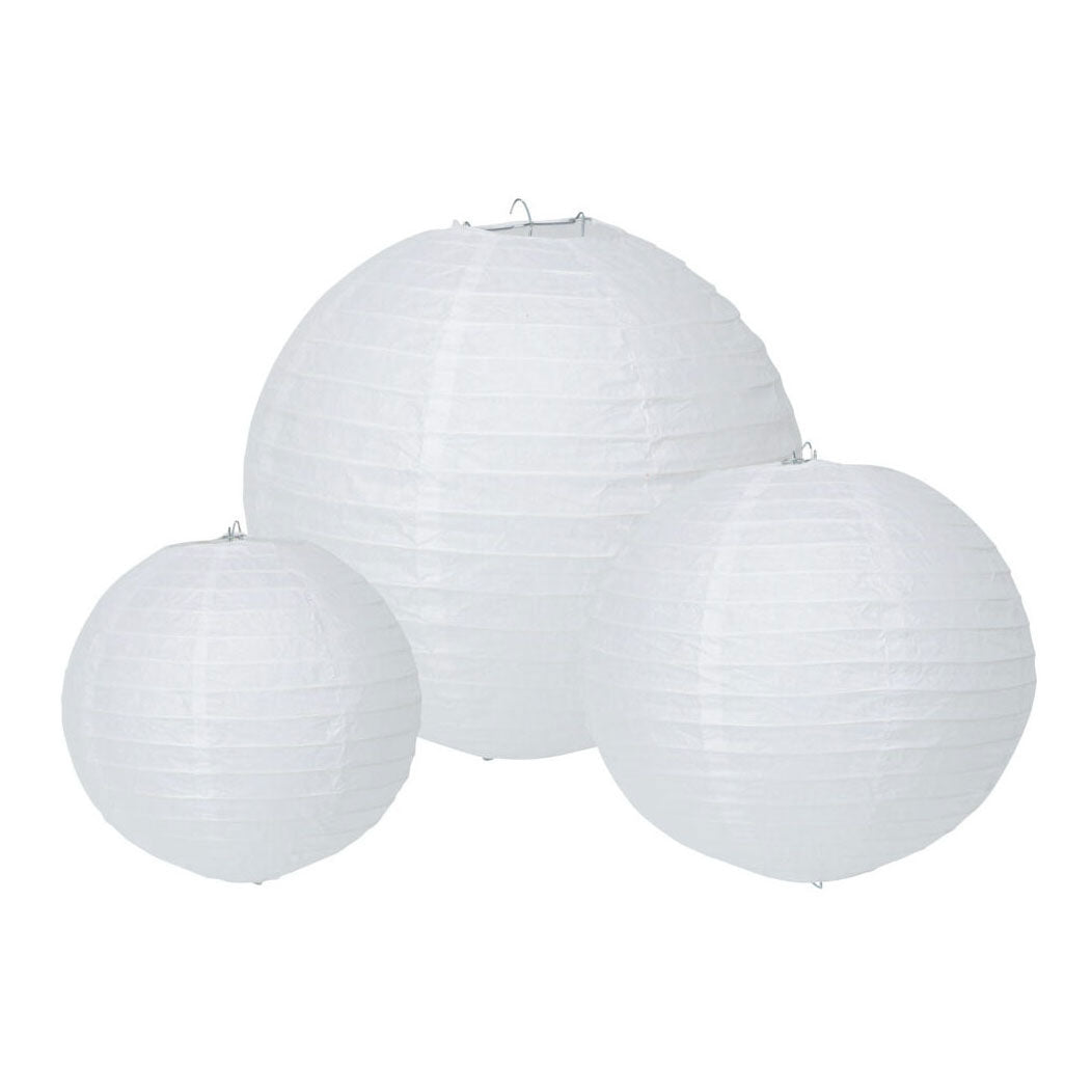 Laternenpapier roségold weiß, 6er-Set