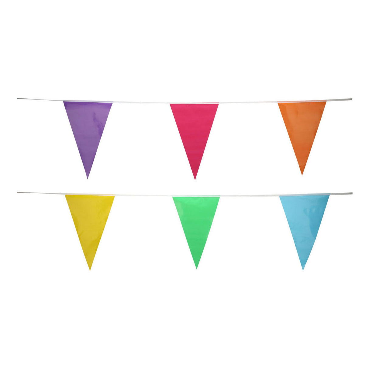 Flag -Linie Multi -Farben mit 20 Flags, 10m