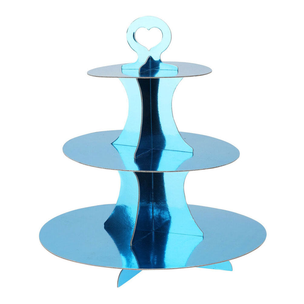 Etagere Karton 3 Lagen blau