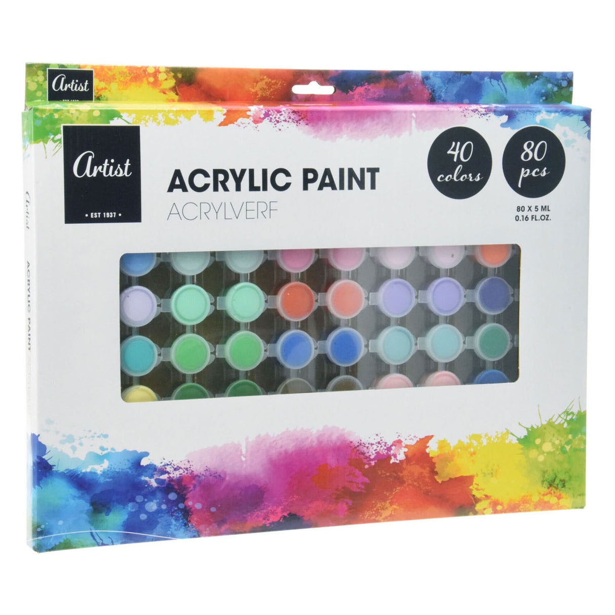 Peinture acrylique plonge 80x5 ml