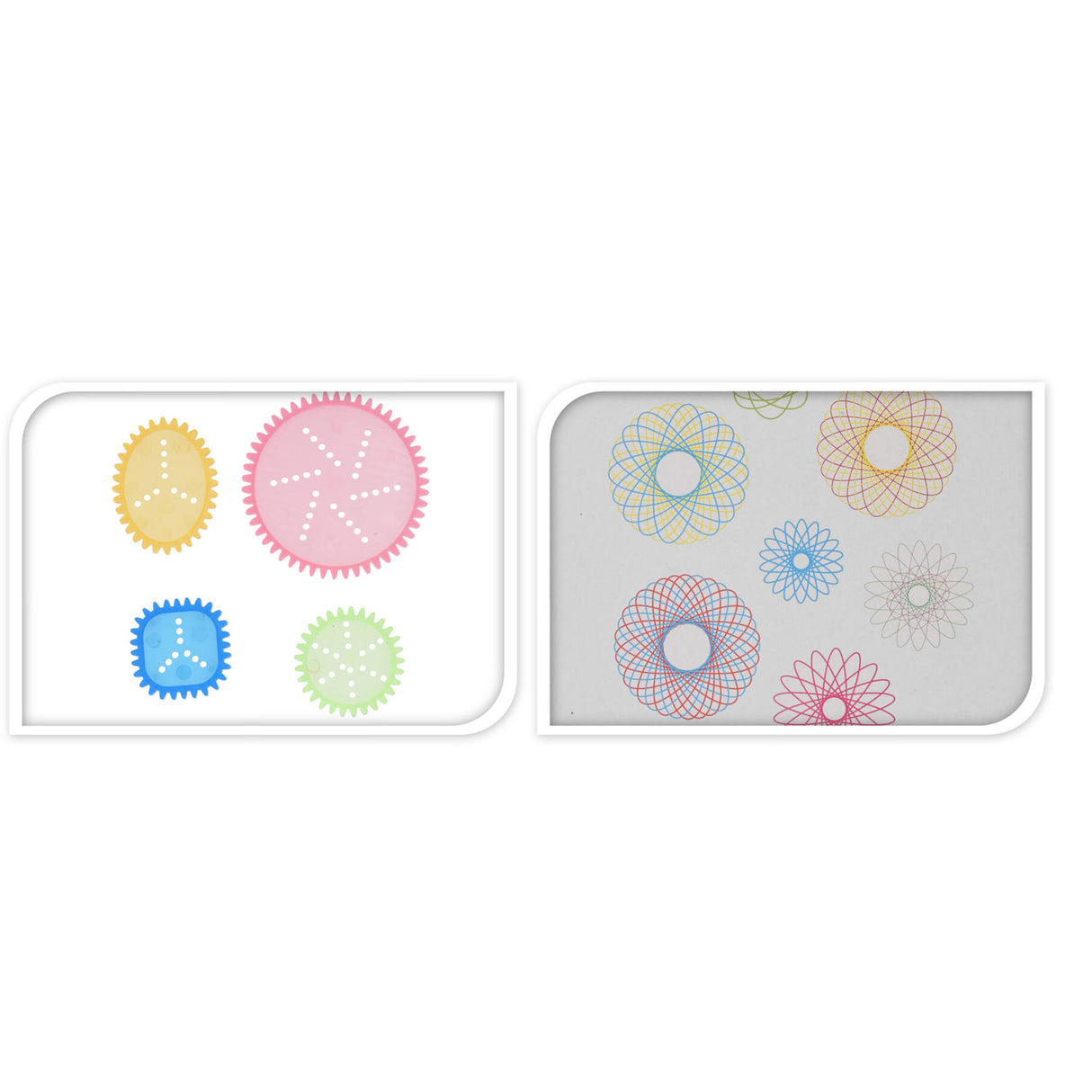 Zeichnungsspiral-Spirograph-Set