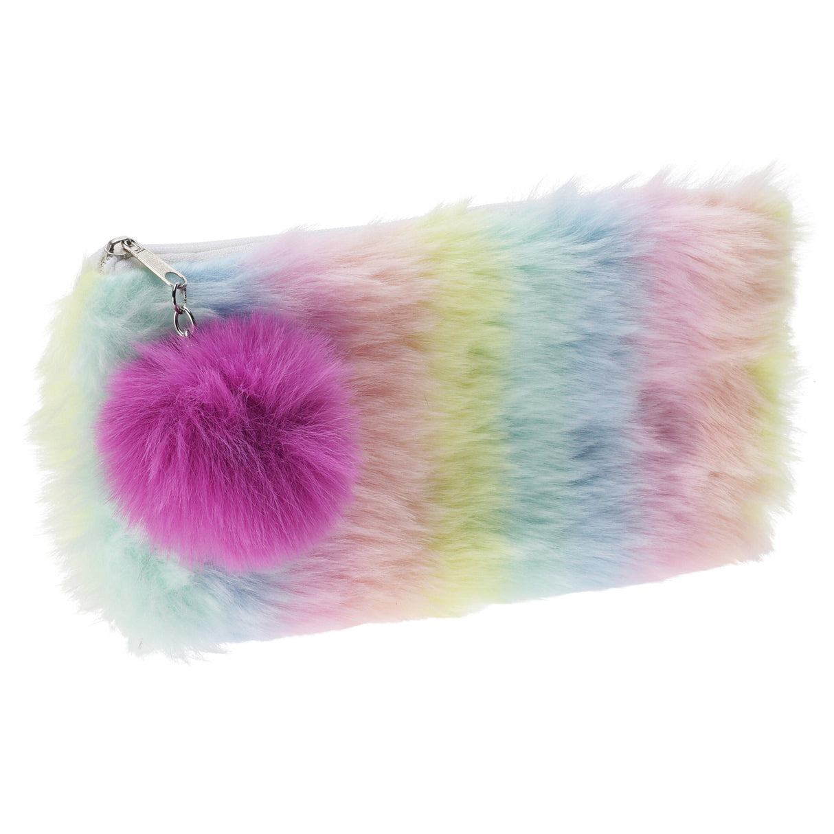 Koopman Federmäppchen Regenbogenplüsch, 20,5 cm
