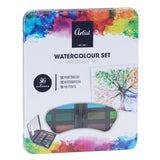 Aquarell-Set mit Pinsel, 36 Farben