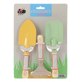 Kinder-Gartengeräte-Set, 3-teilig.