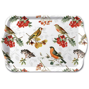 Ambiente Tablett Melamin 13x21cm Herbstvögel