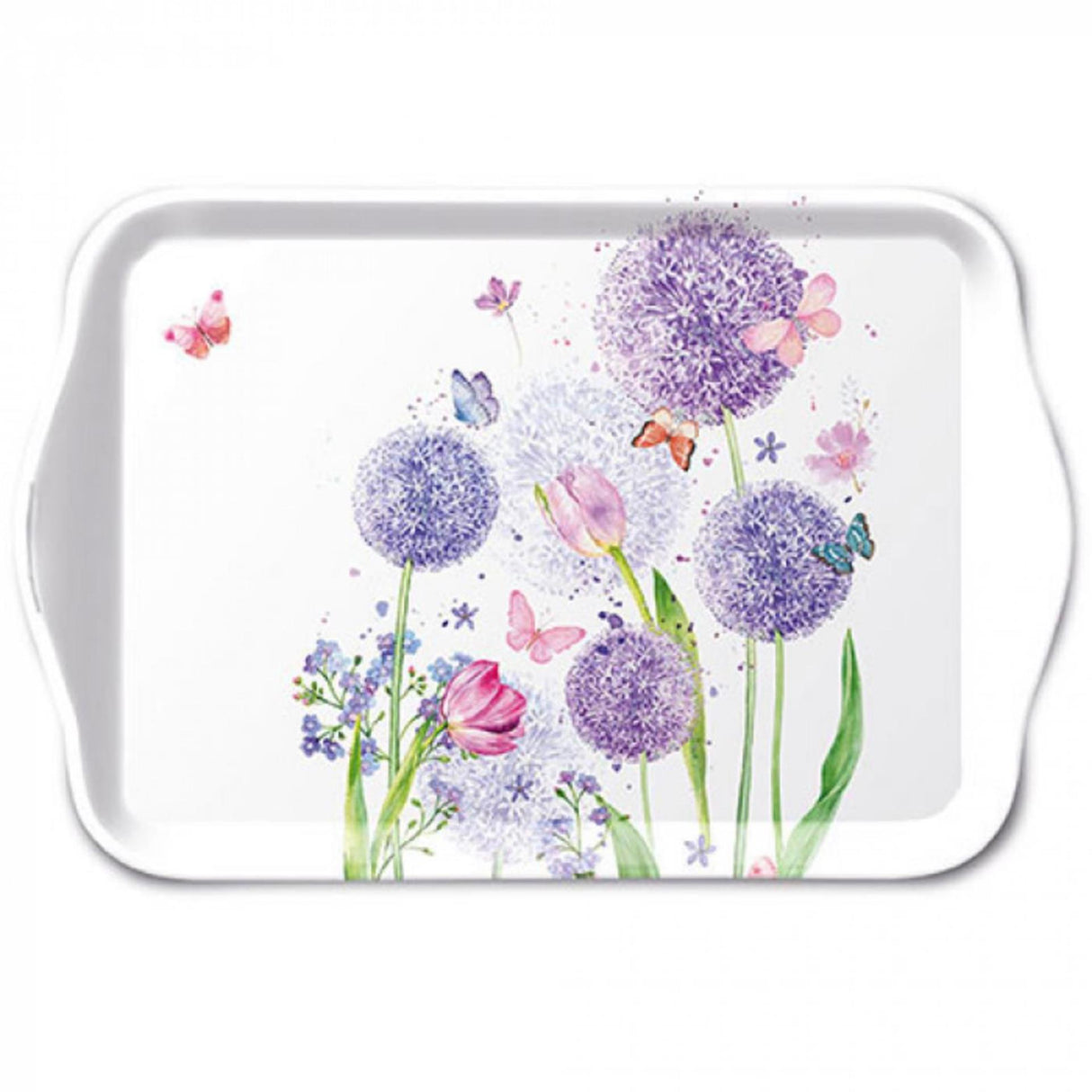 Ambiente Tablett Blumenschönheit 13x21cm