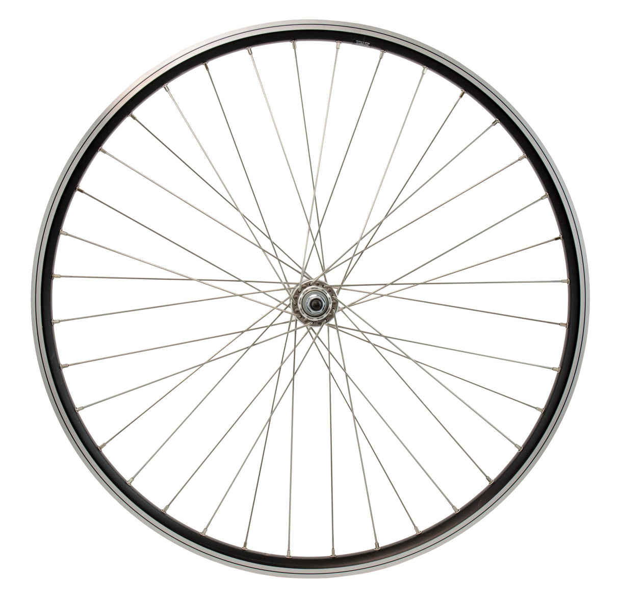 Cordo voorwiel 26 19-559 vaste as rvs spaken zwart