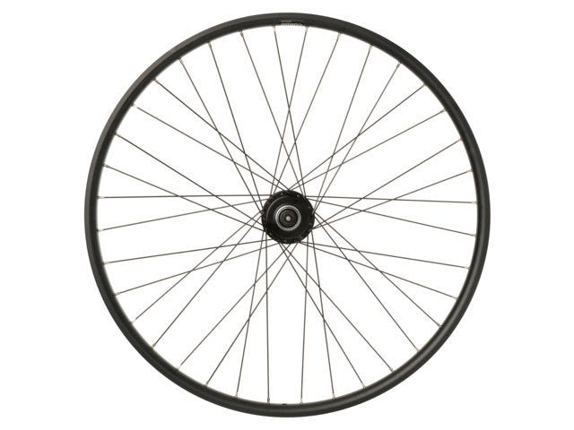 Abi cordo hybride voorwiel 28 naafdynamo centerlock - zwart