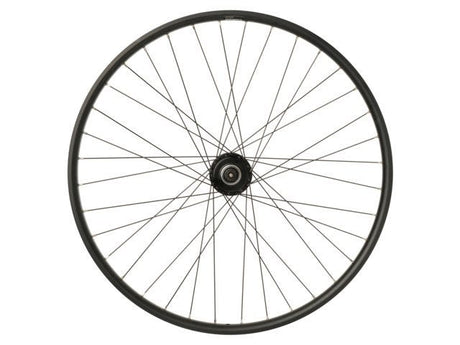 Abi cordo hybride voorwiel 28 naafdynamo centerlock - zwart