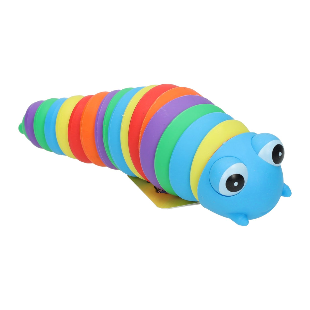 Speelgoedrups in regenboogkleuren - 18cm