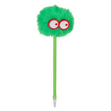 Balpen met pompom zwartschrijvend