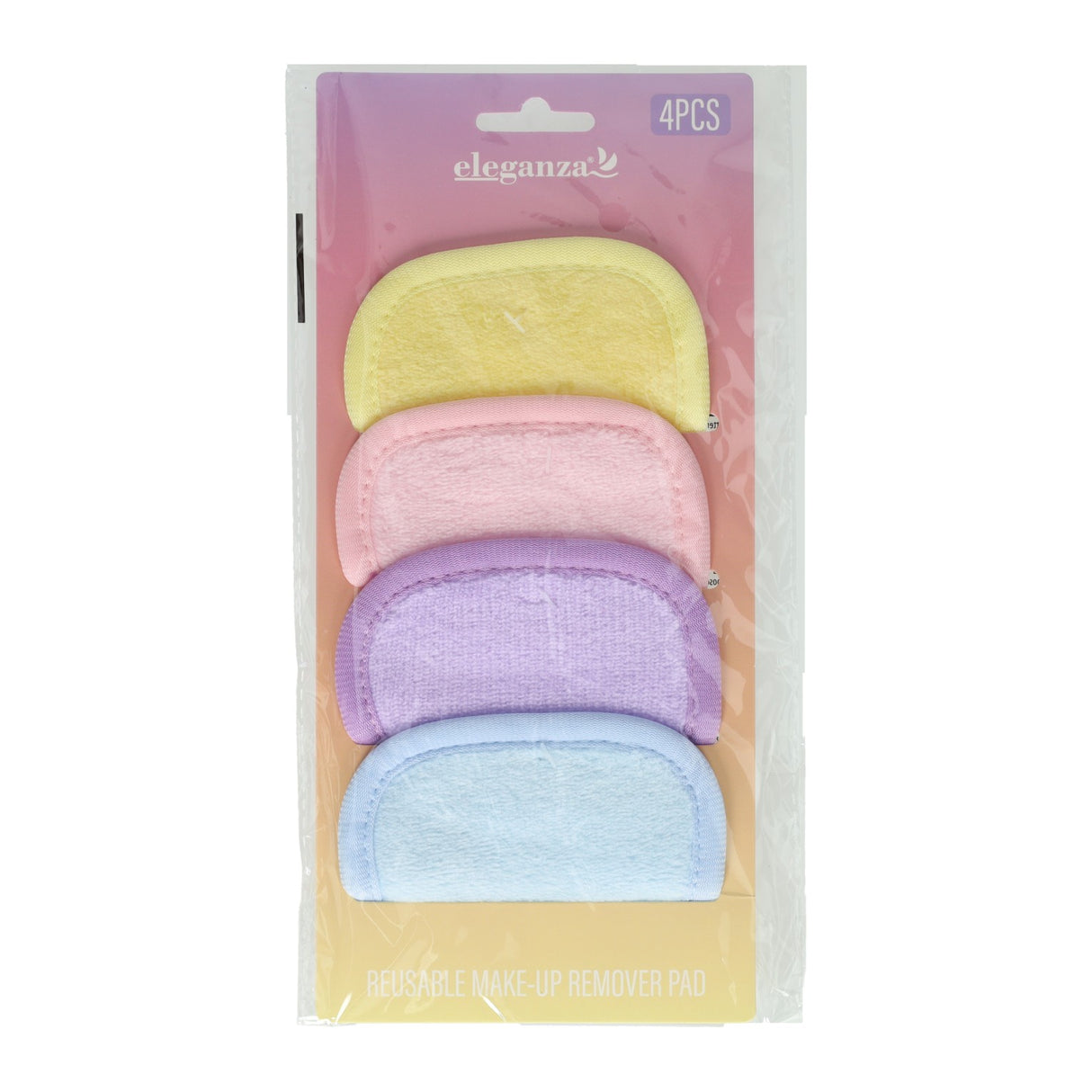 Herbruikbare make-up reinigingspads - 4st.