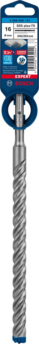 Bosch expert sds plus-7x hamerboor 16 x 200 x 265 mm