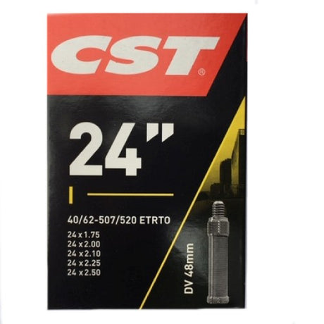 CST-Schläuche 24 x 1,75 2,25 Blitz langes Ventil 40 mm = 47 62-507 520 DV 48 mm 071003