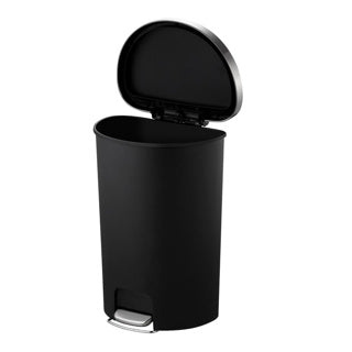 Eko Hana Treteimer 55l schwarz mit integrierten Rädern