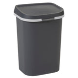Curver Mülleimer Mistral flach 25 Liter anthrazit