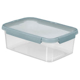 Curver Smart Fresh Öko-Lebensmittel-Aufbewahrungsbox rechteckig – 3,5 l – blau transparent