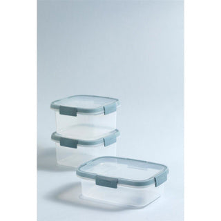 Curver Smart Fresh Öko-Lebensmittel-Aufbewahrungsbox rechteckig – 3,5 l – blau transparent