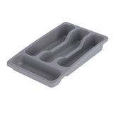 Curver Besteckkasten 4 Fächer - 33x20x6 cm - Hellgrau
