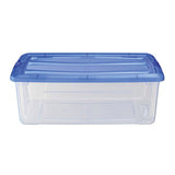 Iris Topcase Aufbewahrungsbox 30l 57,5x39x20,5 cm blau transparent